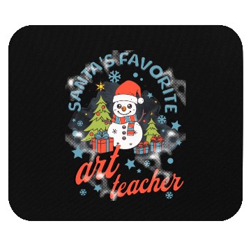 Discover Santa s favorite art teacher Mouse Pads