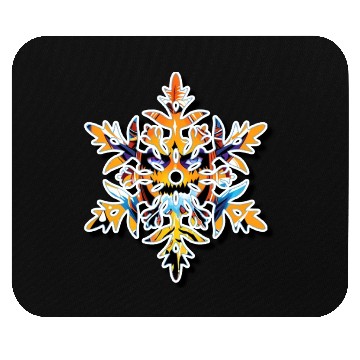 Discover Snow flake kid Mouse Pads
