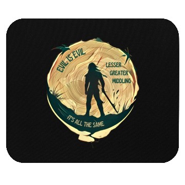 Discover The Wolf Evil Mouse Pads