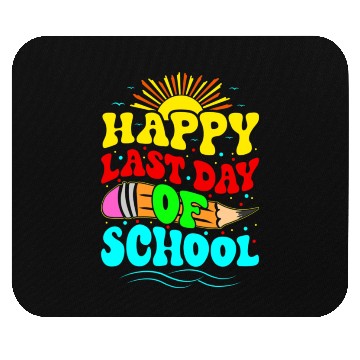 Discover Happy Last Day Of School Teacher Students Groovy Mouse Pads