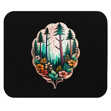 Discover nature on skin Mouse Pads