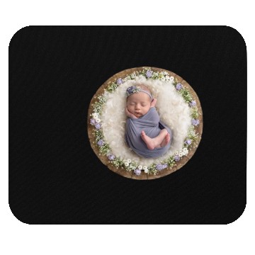 Discover Lavender newborn girl pictures Mouse Pads