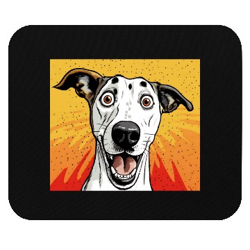 Discover Whippet Face Dog lovers Mouse Pads