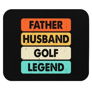 Discover Father husband golf legend Mouse Pads