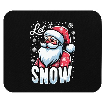 Discover Let It Snow Mouse Pads