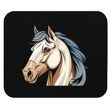 Discover Horse Riding Head Mouse Pads