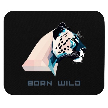 Discover Geometric Lowpoly Wildcat Mouse Pads