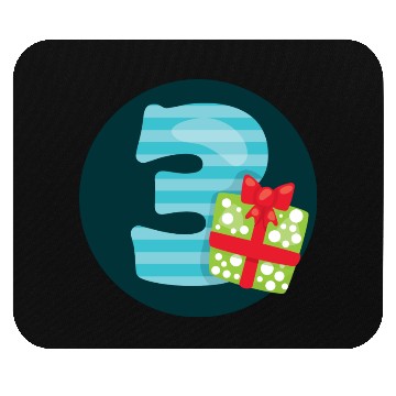 Discover Third Birthday Party - Age Number 3 - Tree Mouse Pads