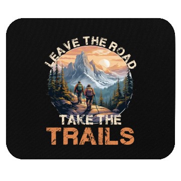 Discover Outdoor Hiking Nature Adventure Trails Mouse Pads
