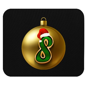 Discover Number 8 - Christmas Tree Number Eight Years Mouse Pads