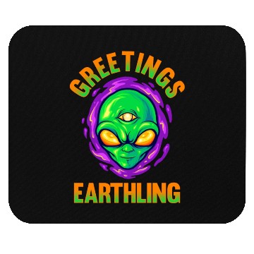 Discover Alien, Aliens, UFO, UAP, Space Unknown Flight Mouse Pads