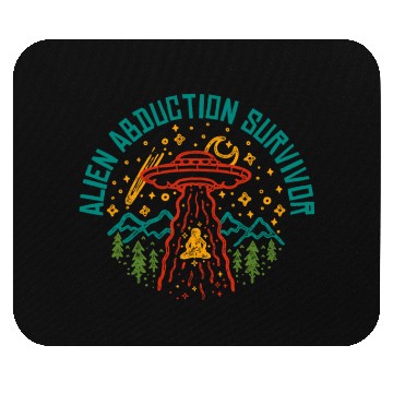 Discover Alien, Aliens, UFO, UAP, Space Unknown Flight Mouse Pads