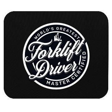 Discover forklift driver hat world's greatest Mouse Pads