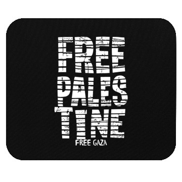 Discover free palestine white Mouse Pads