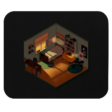 Discover Heartstopper isometric bedroom Mouse Pads