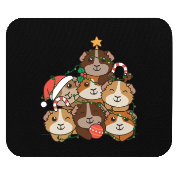 Discover Guinea Pig Christmas Tree Funny Animal Mouse Pads