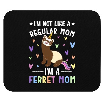 Discover Female Ferret Lover Mouse Pads