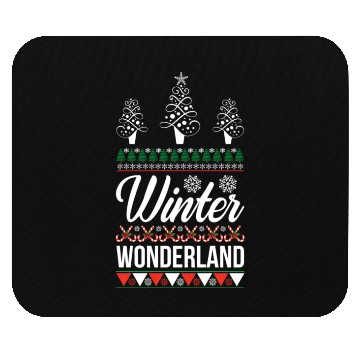 Discover Winter Wonderland Mouse Pads