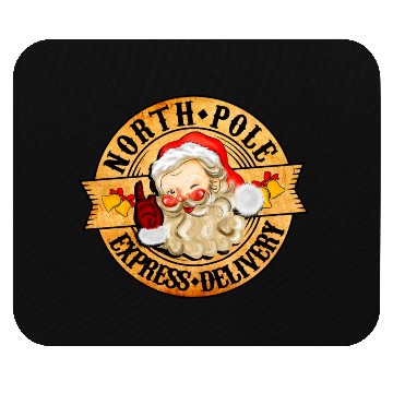Discover North Pole Express Delivery Mouse Pads