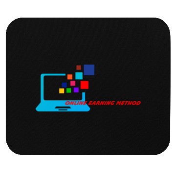 Discover online computer earning logo Mouse Pads
