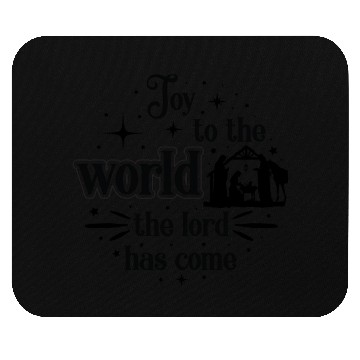Discover Joy to the world the lord has come Mouse Pads