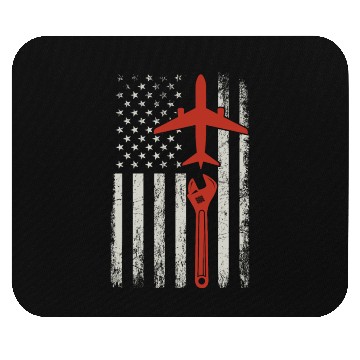 Discover Airplane Mechanic Aviation Technician Gift Mouse Pads