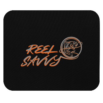 Discover REEL SAVVY ORANGE/GRY Mouse Pads