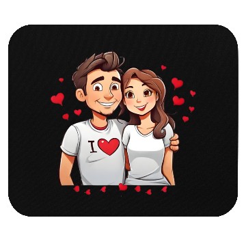 Discover i love my girlfriend Mouse Pads