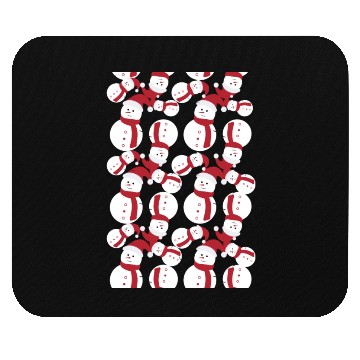 Discover Snowman Merry Christmas Mouse Pads
