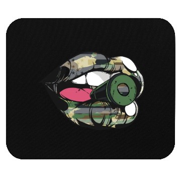 Discover US Armed Forces Military Lip Bullet Army First Res Mouse Pads