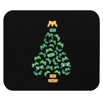 Discover Gamer Christmas Tree Mouse Pads