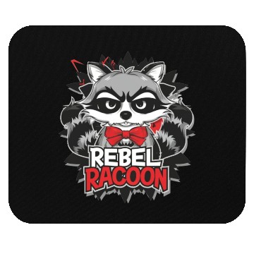 Discover Rebel Raccoon Mouse Pads