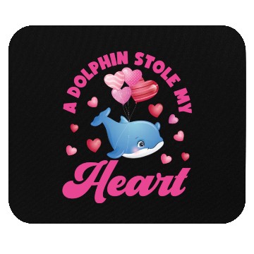 Discover Dolphin Valentines Day A Dolphin Mouse Pads