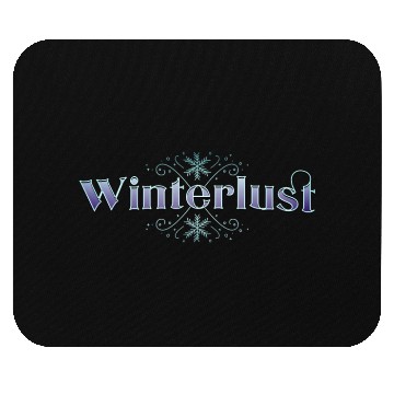 Discover Winterlust Purple Mouse Pads
