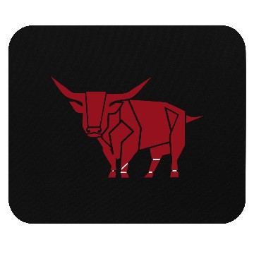 Discover Courageous Bull Heart Mouse Pads