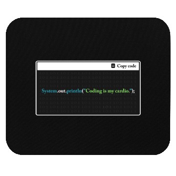 Discover Coding Is My Cardio Funny Programming Computer Cod Mouse Pads