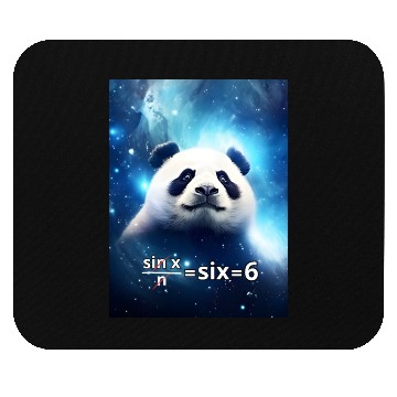 Discover Funny Math Meme - Panda In Space Mouse Pads