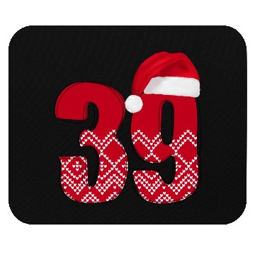 Discover 39th Xmas Bday Celebration - Number Thirty Nine Mouse Pads