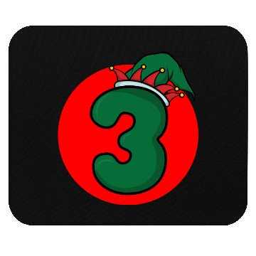 Discover Age 3 Happy Birthday Kid - Third Xmas Number Mouse Pads