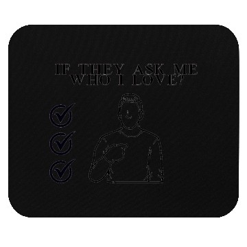 Discover Love yourself Classic Mouse Pads