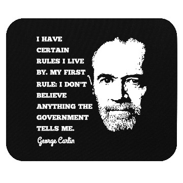 Discover George Carlin Comedy Legend Mouse Pads