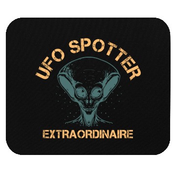 Discover Alien, Aliens, UFO, UAP, Space Unknown Flight Mouse Pads