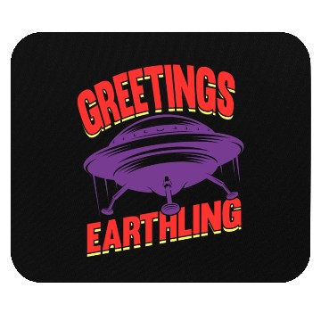 Discover Alien, Aliens, UFO, UAP, Space Unknown Flight Mouse Pads