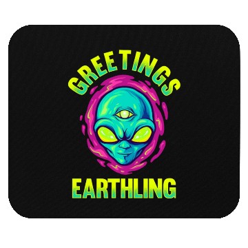 Discover Alien, Aliens, UFO, UAP, Space Unknown Flight Mouse Pads