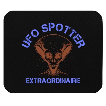Discover Alien, Aliens, UFO, UAP, Space Unknown Flight Mouse Pads