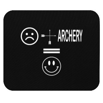 Discover Sad + Archery = Happy archer quote Mouse Pads