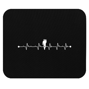 Discover Heartbeat dad daughter Mouse Pads