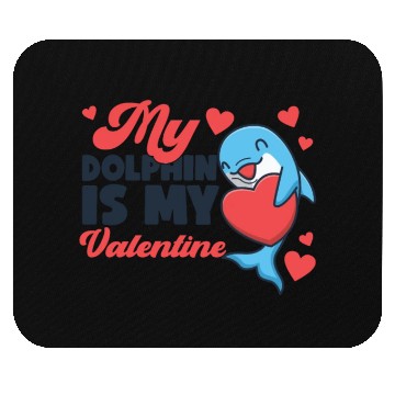 Discover Dolphin Valentines Day My Dolphin Mouse Pads
