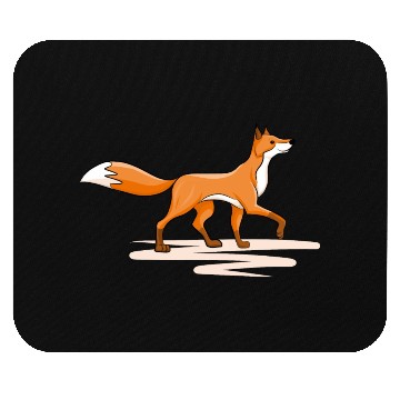Discover cute red fox Mouse Pads