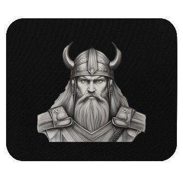Discover viking warrior Mouse Pads